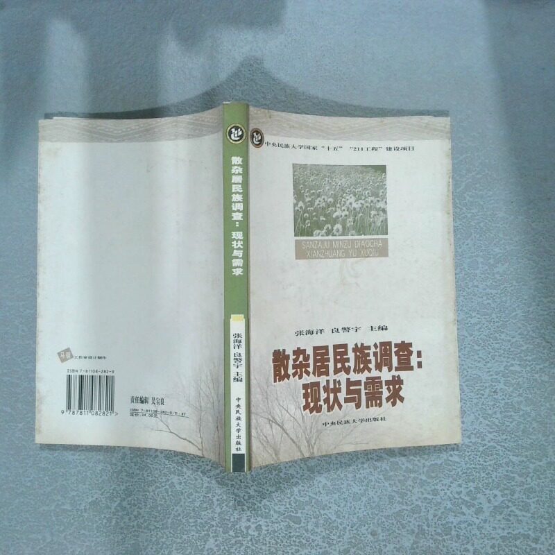 正版二手实拍散杂居民族调查：现状与需求张海洋 良警宇 张海洋 良警宇9787811082821中央民族大学出版社