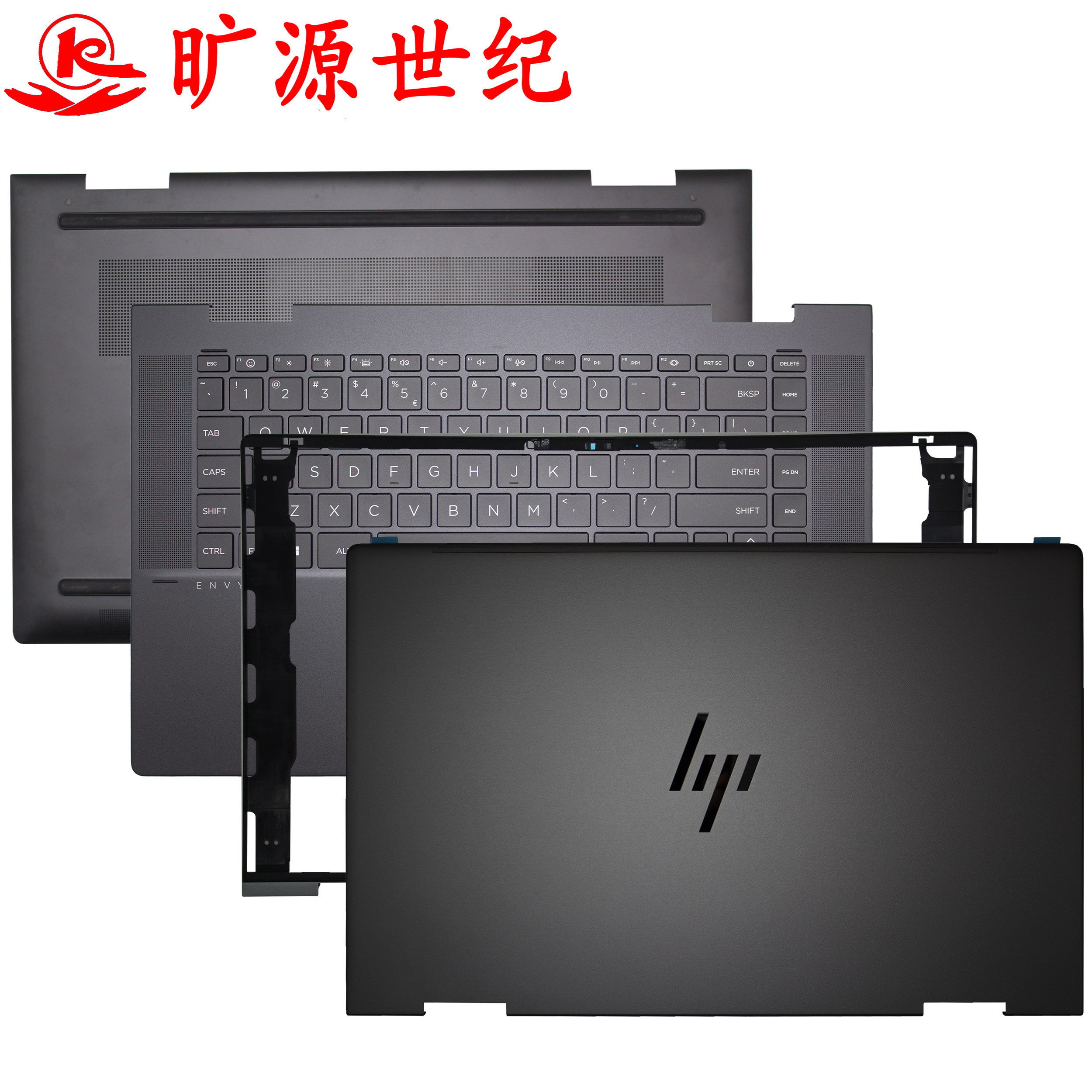 适用HP ENVY X360 2合1 15-FE FH C165 C166 ABCD外壳 散热器风扇