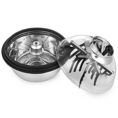 24寸碗状碎草机碗叶旋转花朵修叶机不锈钢水培修剪机手动