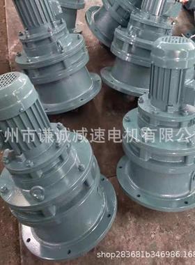 国茂国贸/浩然/常武摆线针轮减速机立式XLED95-391-5.5带循环油泵