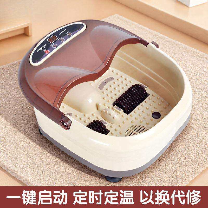 港德足浴盆脚动洗脚盆电加热按摩桶泡脚桶足疗机家用恒温