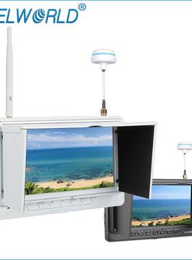 FPV718富威德7寸超薄双通道32频道接收航拍监视器内置电池