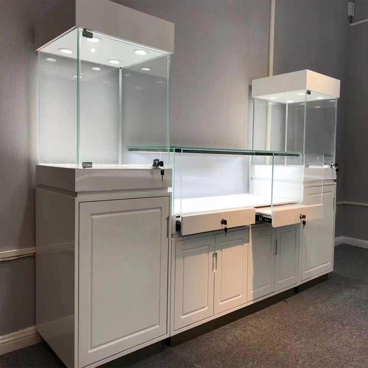 定博物馆展示柜古董瓷器文物展览柜艺术雕像展柜玻璃柜台陈列柜制