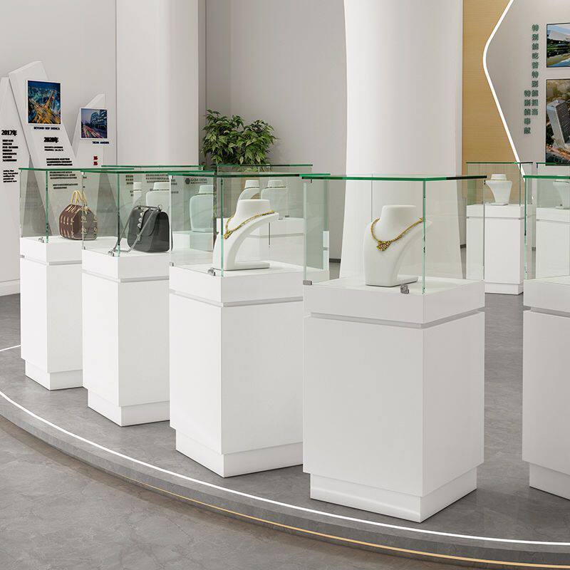 玻璃展示柜珠宝玉器透明展览柜台展柜珠宝首饰博物馆文物陈列柜