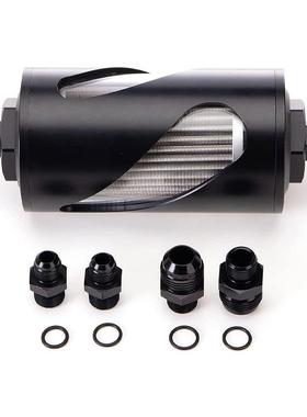 镂空燃油滤清器6AN8AN10AN适配器通用76MM适用于汽油E85