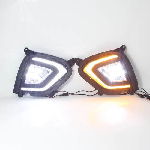 适用于现代IX25四眼Led专用日行灯日间行车灯LED雾灯