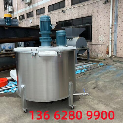 浙江高低速化工液体搅拌机江苏1吨不锈钢液体搅拌罐2吨现货罐子