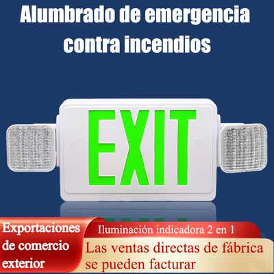 Luz indicadora de emergencia Iluminación indicadora 2 en 1