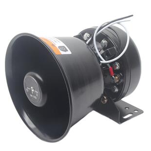 12V/24V车载警报喇叭无线遥控喊话200W扬声器大功率扩音器通用超