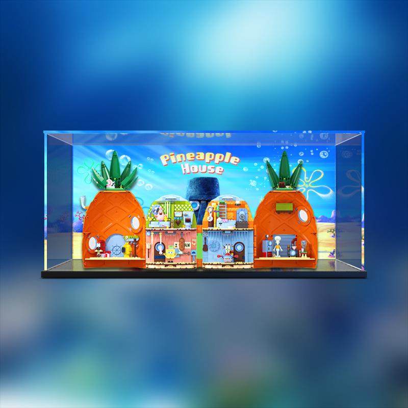 适用Area-X海绵宝宝积木菠萝屋模型积木高清防尘罩亚克力收纳盒,农用物资,其他肥料,淘宝优惠券,粉丝福利购,淘宝优惠卷