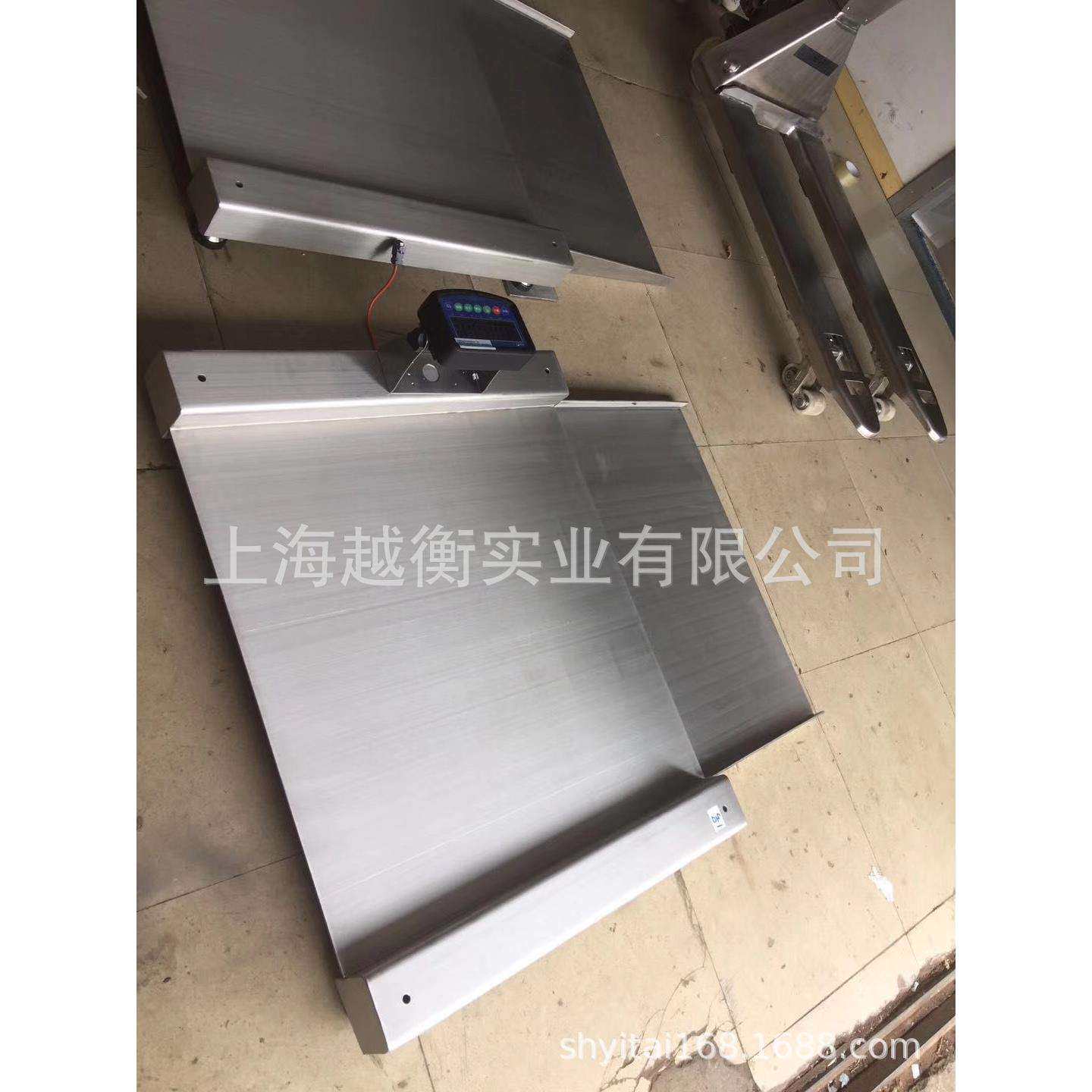 500kg不锈钢电子地磅0.8X0.8M化工厂用304全不锈钢地磅秤电子称