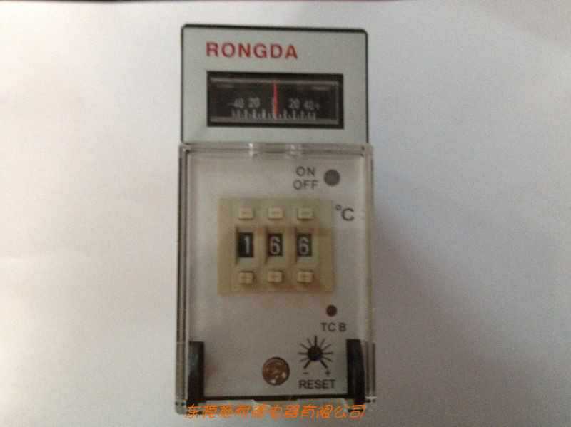 【原装】荣达RONGDA指针式温控仪LC-48F温控器48*96