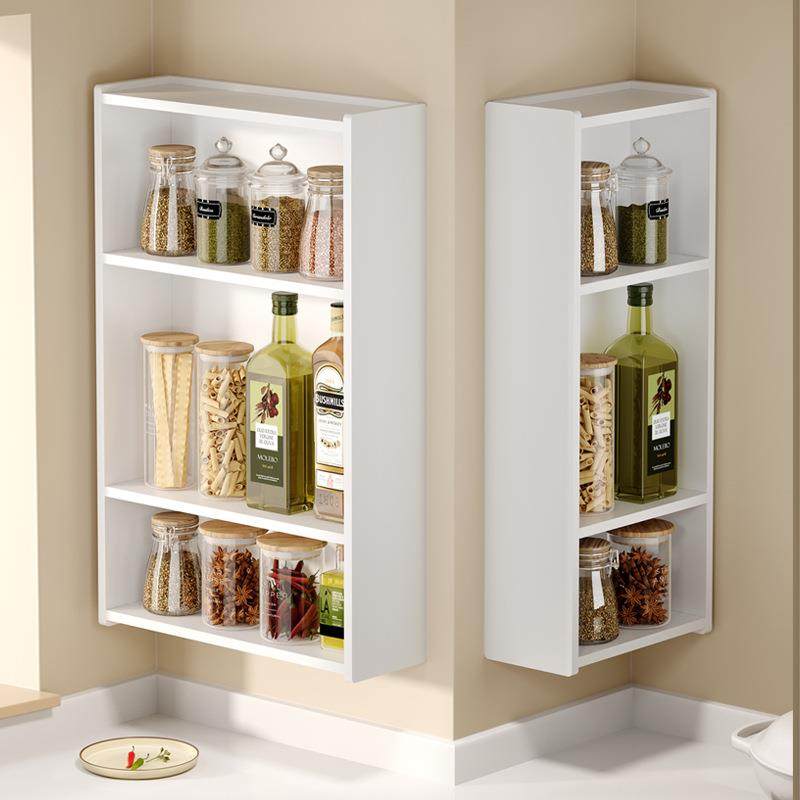 厨房置物架调味品调料瓶油盐酱醋壁挂墙上分层收纳架免打孔储物,收纳整理,烫衣板及配件,淘宝优惠券,粉丝福利购,淘宝优惠卷