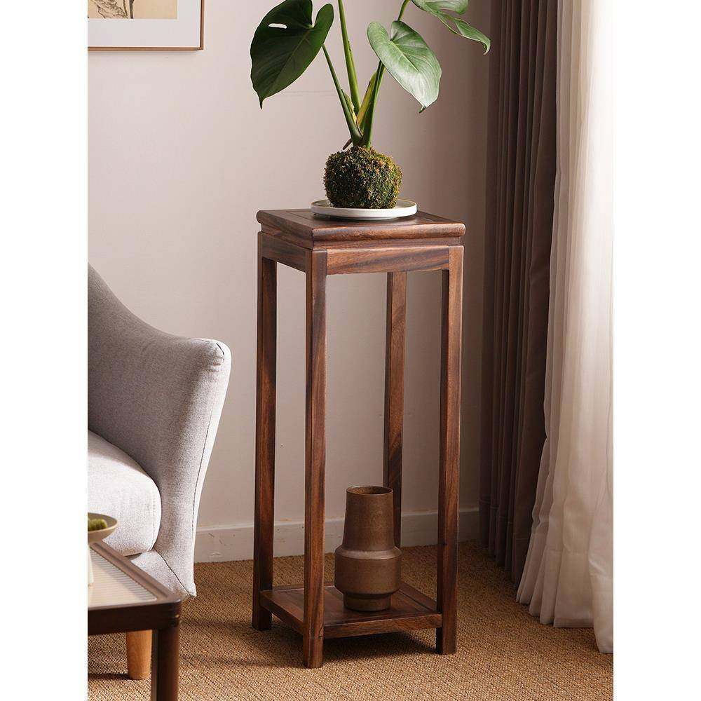 实木花架胡桃木榫卯整装花台新中式家用客厅阳台花几室内盆景架子,纺织面料/辅料/配套,纺织机械配件,淘宝优惠券,粉丝福利购,淘宝优惠卷