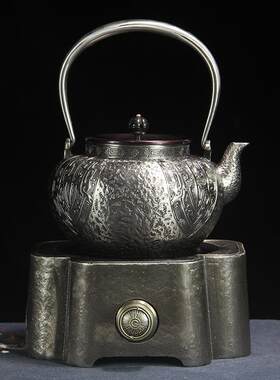 高端砂铁壶纯手工铸铁茶壶煮水泡茶家用电陶炉煮茶炉养生茶具套装