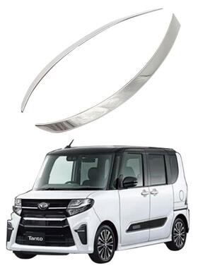 适用于19款大发LA650前大灯眉饰条改装装饰大灯眉亮条贴外饰配件