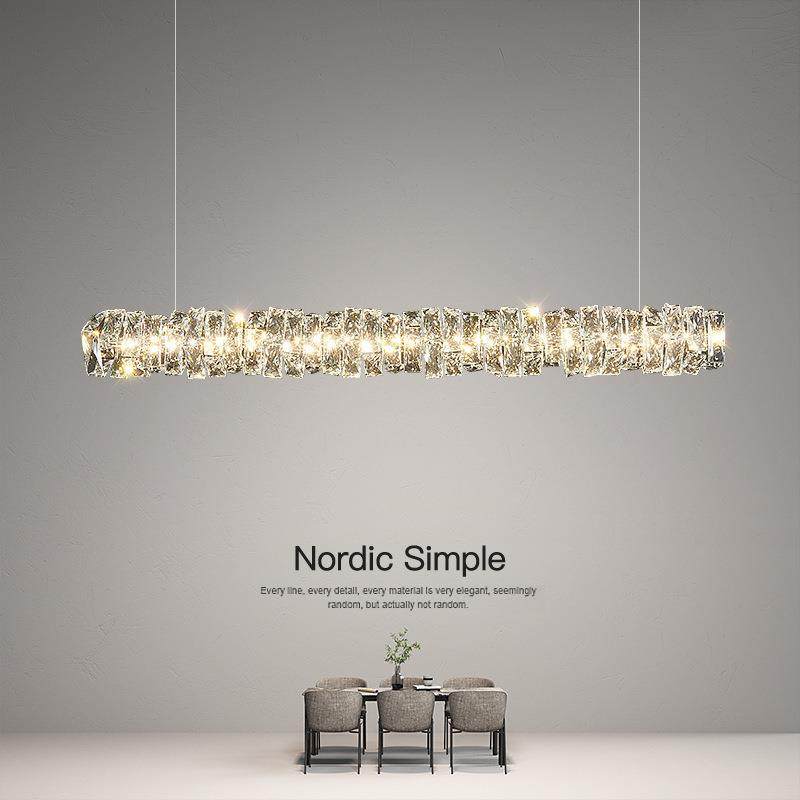 意式极简餐厅吊灯水晶灯后现代轻奢饭厅餐桌吧台长条创意设计师款,纺织面料/辅料/配套,纺织机械配件,淘宝优惠券,粉丝福利购,淘宝优惠卷