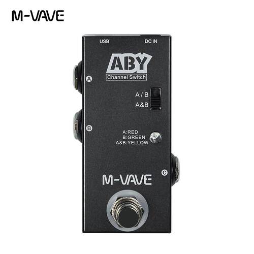 吉他效果器专业电吉他效果器ABY路线选择器单块音乐演奏摇滚