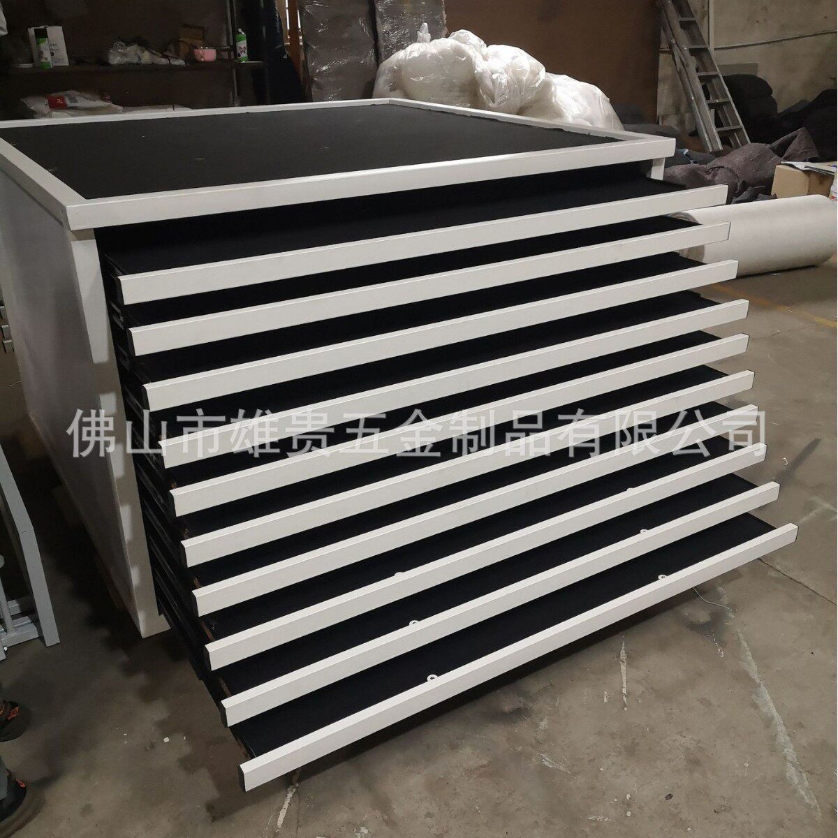 木地板抽屉式展柜瓷砖抽拉货柜抽中岛地砖柜陶瓷样品展示架600800