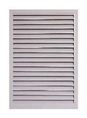 防雨百叶铝合金风口表面喷塑白色FK靖江新联防雨百叶中型企业