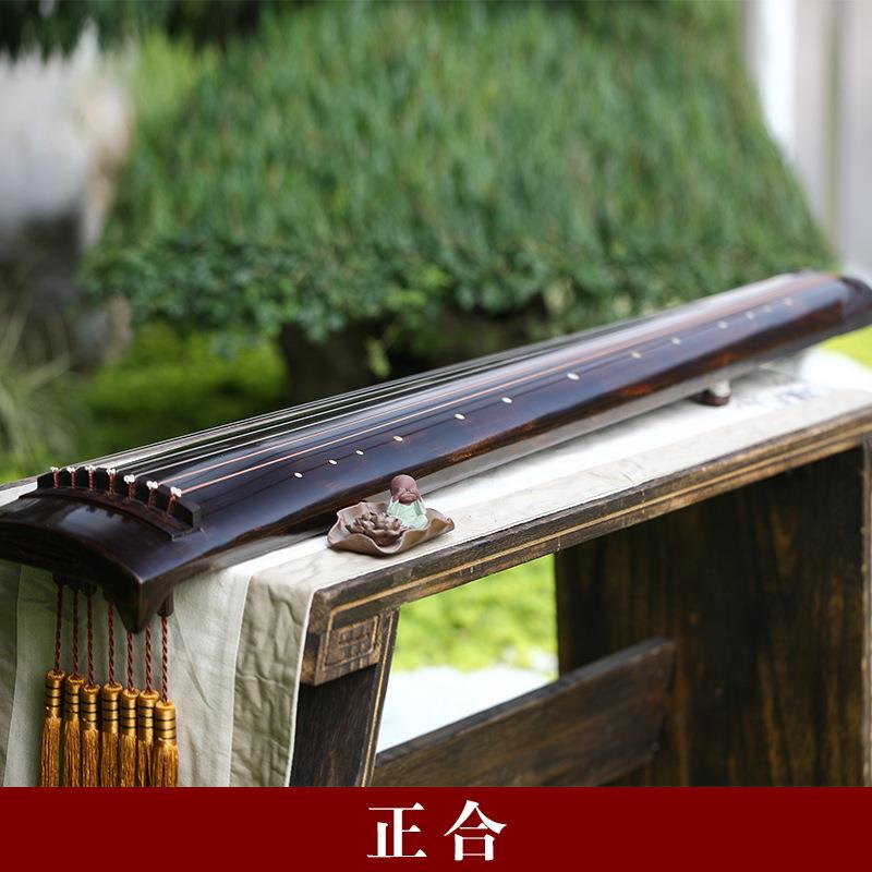 正合式纯生漆古琴鹿角霜扬州斫制七弦琴演奏收藏老杉木梓木古琴