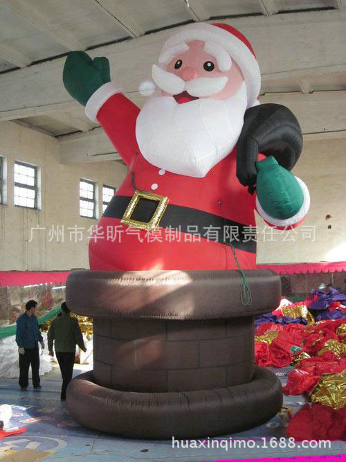 圣诞装饰圣诞老人气模充气圣诞老人圣诞广告气模圣诞老人充气