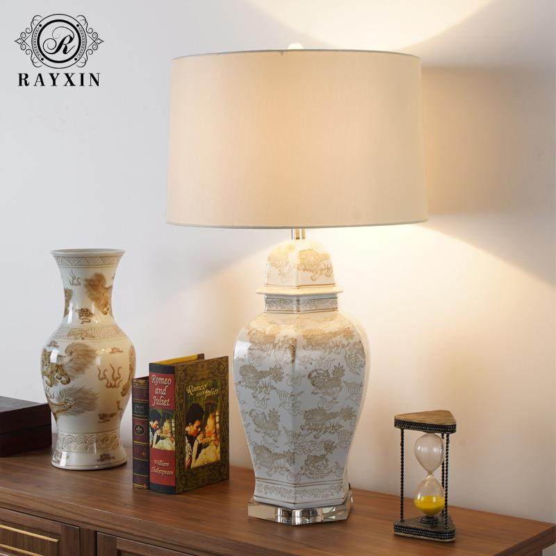 新中式复古宫廷青花瓷陶瓷台灯床头灯酒店别墅样板房茶几装饰,机械设备,其他机械设备,淘宝优惠券,粉丝福利购,淘宝优惠卷