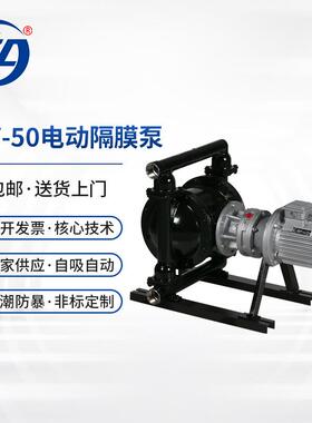 工厂供应DBY-5065PP材质工程塑料化工电动隔膜泵F46膜片防腐防爆