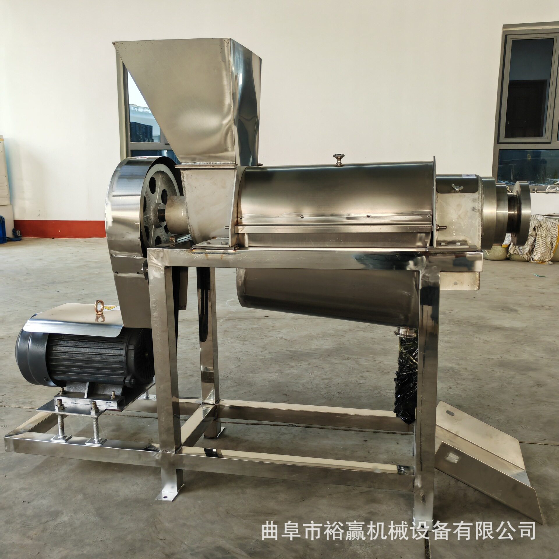 大型粉碎榨汁机 橙子榨汁机 不锈钢工业果蔬加工流水线