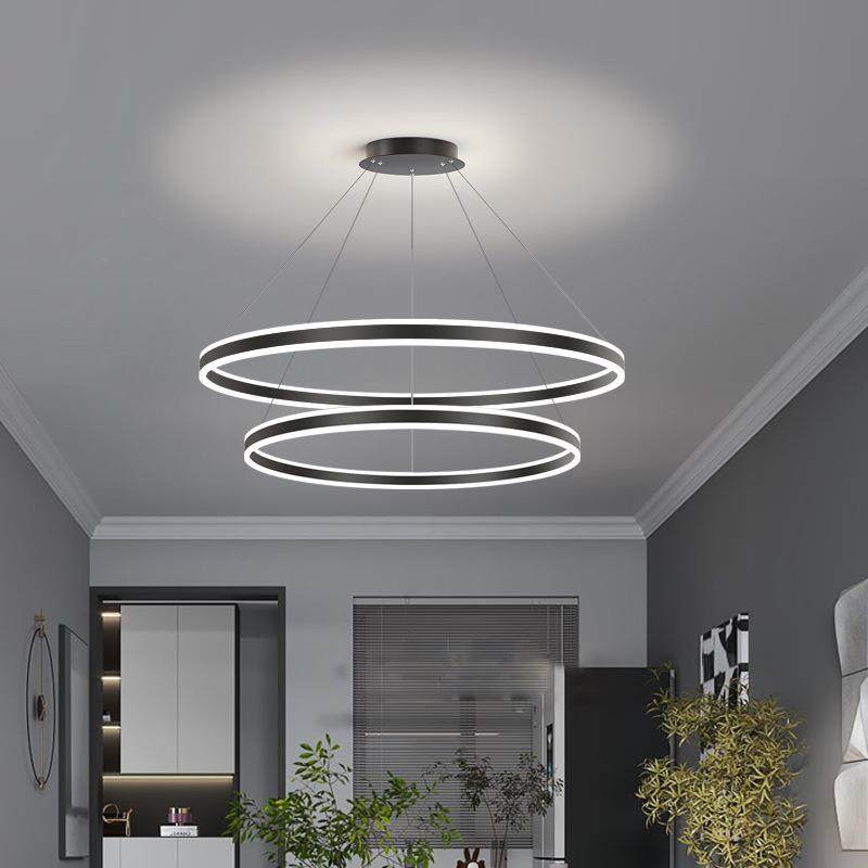 客厅吊灯现代简约创意圆圈环形公寓卧室餐厅灯北欧极简LED吊灯具,节庆用品/礼品,新娘配件,淘宝优惠券,粉丝福利购,淘宝优惠卷