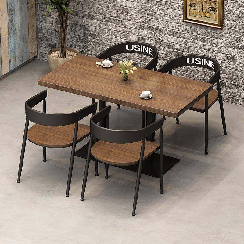 奶茶小吃店饭店食堂实木餐桌椅组合小桌子正方形商用小方桌圆桌,电子元器件市场,其它元器件,淘宝优惠券,粉丝福利购,淘宝优惠卷