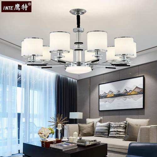 客厅吊灯后现代简约水晶卧室餐厅简欧大气家用高档轻奢北欧灯具