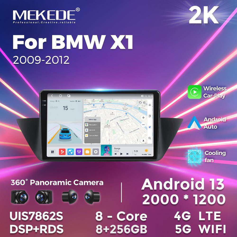 适用于09-12款宝马X1BMWX1E84中控大屏安卓安卓导航仪汽车导航