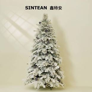鑫特安植绒圣诞树大号pe商超装饰家居摆件大型聖誕