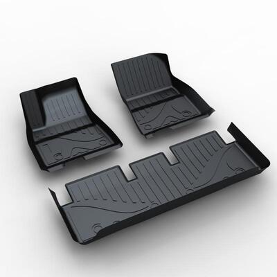 益合TPE脚垫适用于MODEL3MODELY脚垫全包围大包围生产耐磨