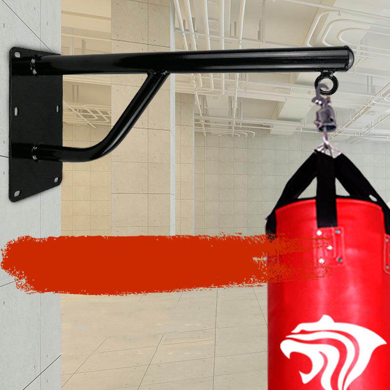 拳击沙袋壁挂式支架墙上沙包固定吊架室内沙袋架子加厚称重规格全