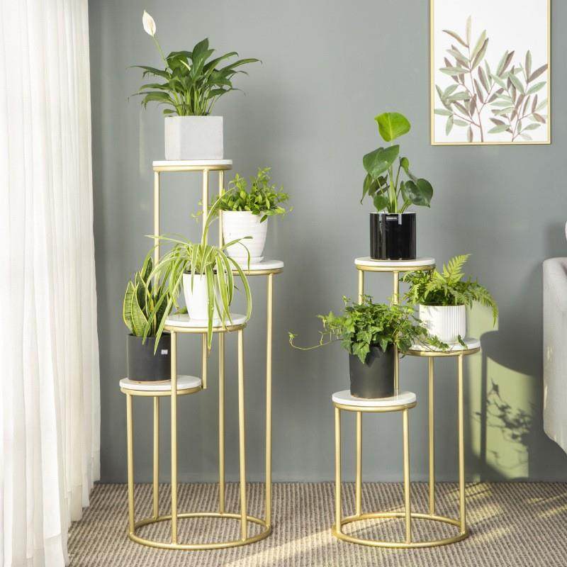 客厅简约铁艺大理石花架阳台花盆置物架室内多层绿萝盆栽架,农用物资,其他肥料,淘宝优惠券,粉丝福利购,淘宝优惠卷