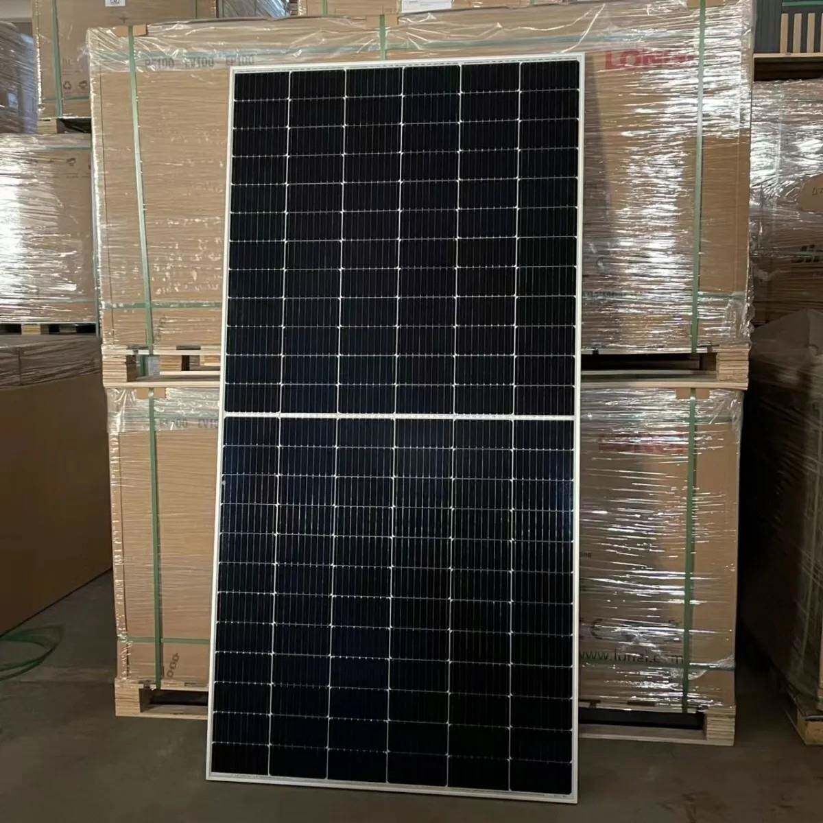 隆基605w610w615w620w单面原厂正A级光伏太阳能电池发电板单晶硅