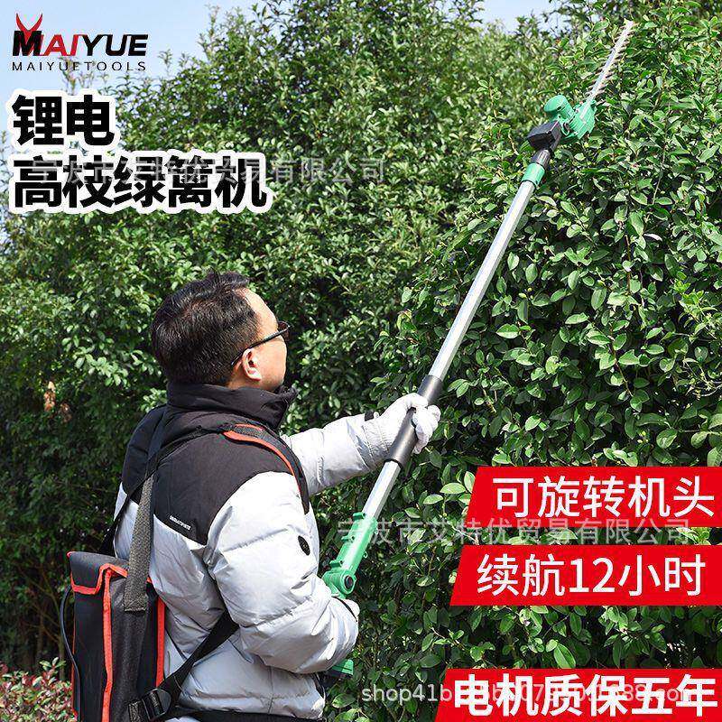 锯树充电剪枝机电动绿篱机园艺加