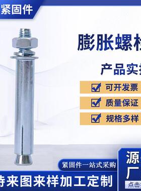 自产自销GB22795国标非标金属大头小头膨胀螺栓加长加厚膨胀螺丝