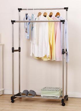 友利特不锈钢落地晾衣架YLT-0323伸缩晒被架支持