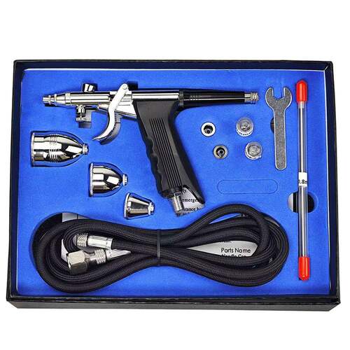 三口径枪式116B喷笔套装家具修补模型喷漆皮具上色0.30.50.8mm