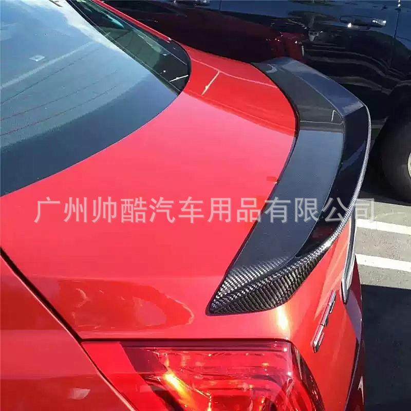 适用于凯迪拉克CTS改装V款碳纤尾翼定风翼上扰流cts碳纤维尾翼