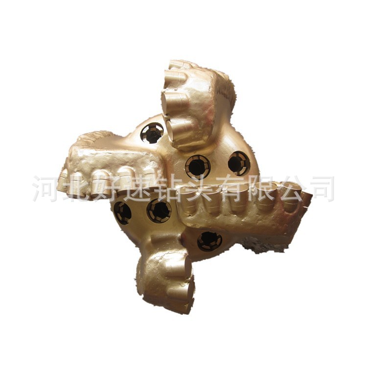 岩石钻头6寸(152mm)双层布齿多刀翼进口复合片扣型31/2REG