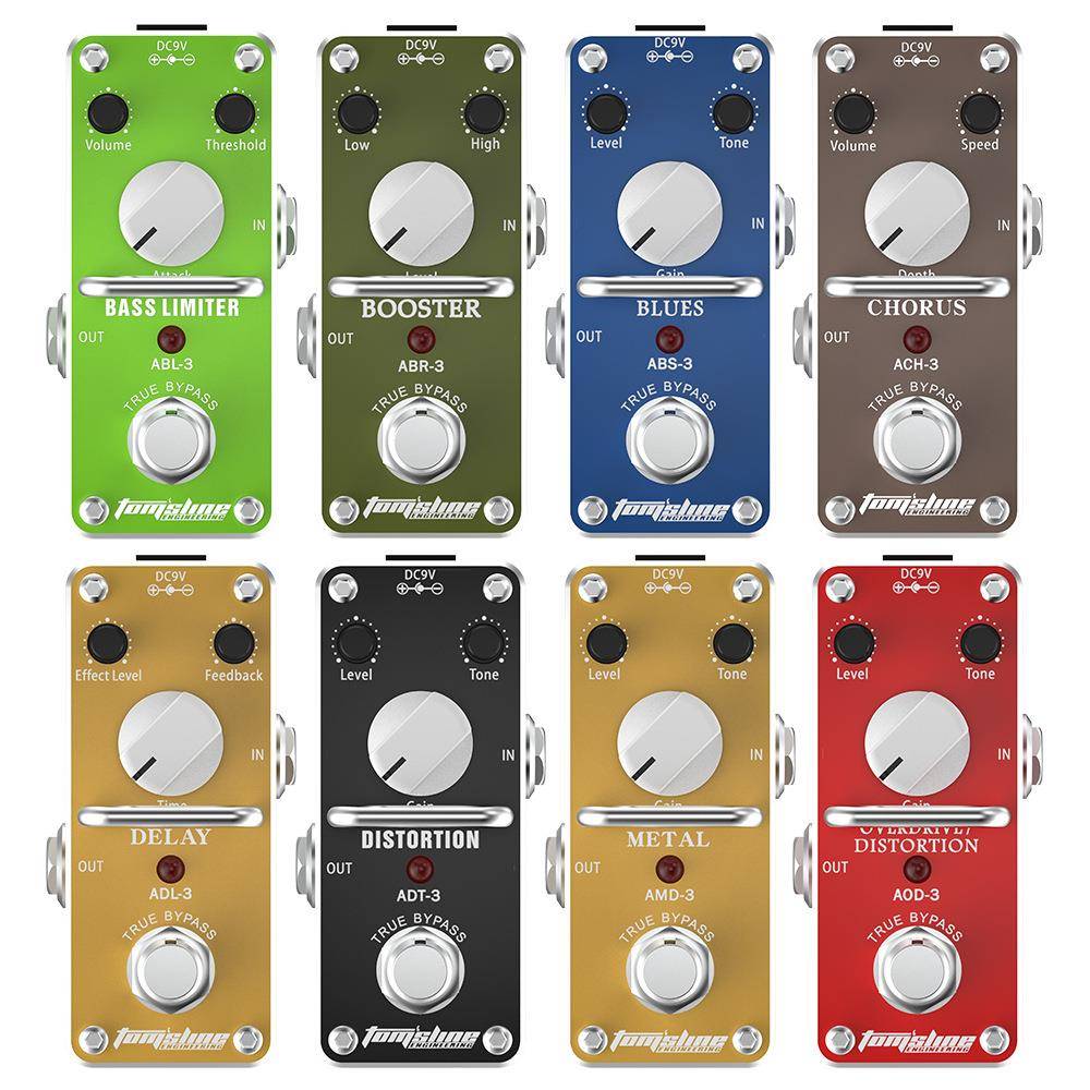 阿诺玛AROMA吉他效果器ASR-3箱体模拟混响失真多种效果单块效果器