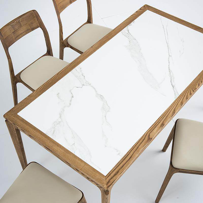 极简现代新中式全实木白蜡木小户型岩板餐台餐桌简约桌子饭桌餐椅,节庆用品/礼品,新娘配件,淘宝优惠券,粉丝福利购,淘宝优惠卷