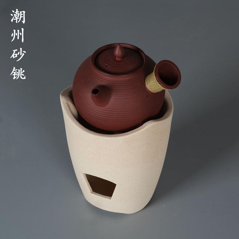 潮州纯手工砂铫壶烧水壶玉书煨功夫橄榄炭炉红泥小火炉煮茶壶