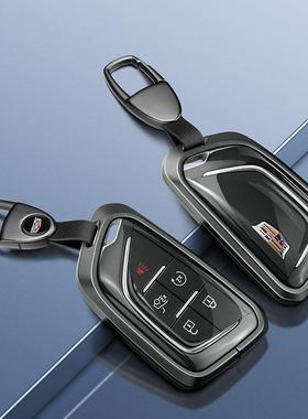 适用凯迪拉克XT5钥匙套ATSLXTSXT6XT4CT4CT5CT6高档包壳扣高端