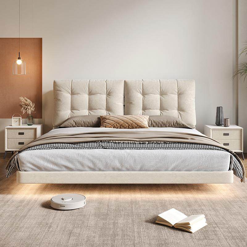 云朵储物床奶油风悬浮床现代简约轻奢主卧大床高箱低箱软包双人床,农用物资,其他肥料,淘宝优惠券,粉丝福利购,淘宝优惠卷