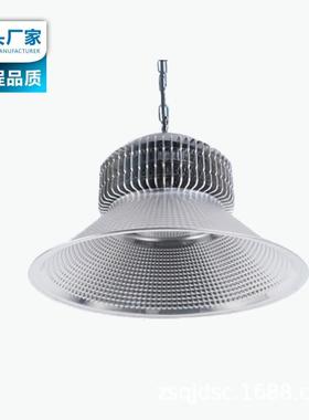 led工矿灯鳍片散热厂房灯200W150w吊杆工业车间超市天棚工矿吊灯